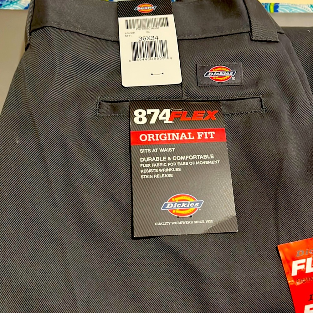 Dickie 874 Flex Fit gray men’s pant